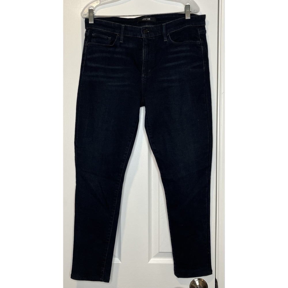 Joes Jeans Women's Dark Wash Regular Denim Jeans Blue‎ Waist 37